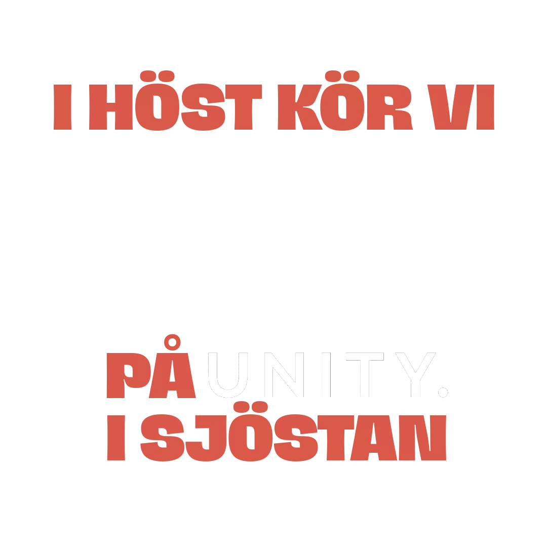 I höst kör vi textilaftnar på Unity i Sjöstan